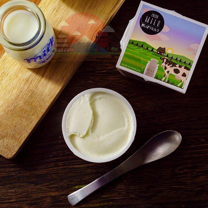 Kem ly Naganuma vị sữa tươi