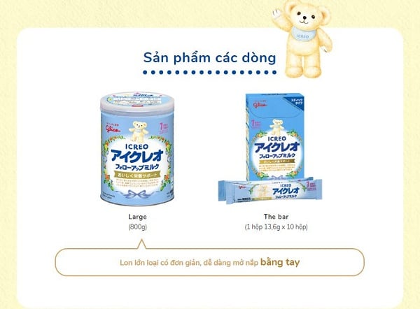 Các loại sữa Glico số 9