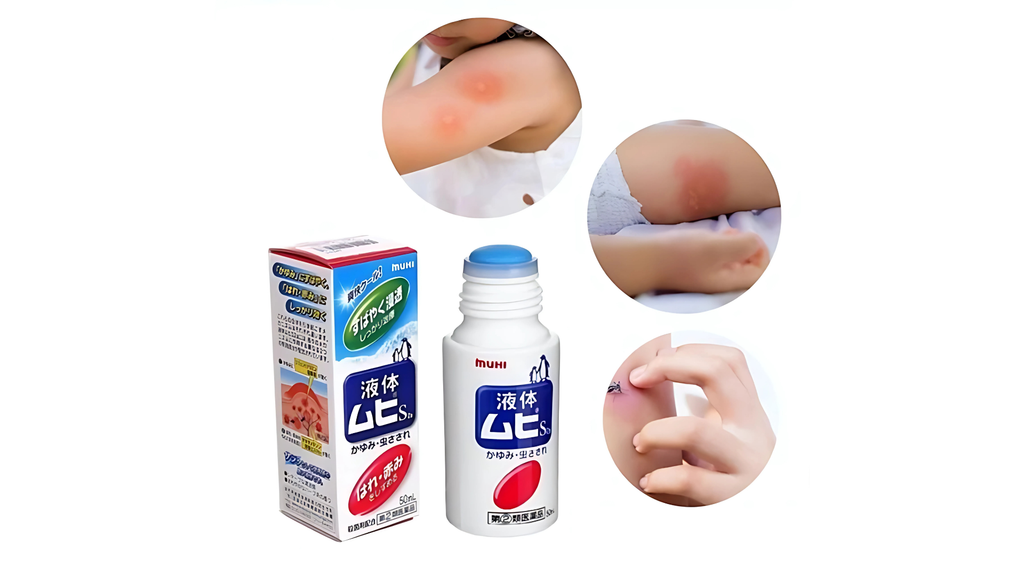 Chỉ nên lăn lên vùng da bị côn trùng và muỗi cắn