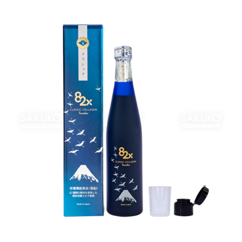 Thức uống 82X Classic Collagen Fucoidan hỗ trợ làm sáng da hiệu quả