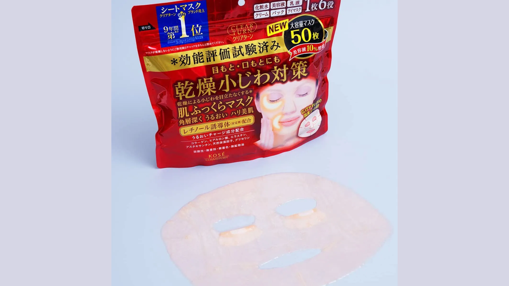 Mặt nạ giấy Kose được làm từ chất liệu cao cấp, an toàn cho da.