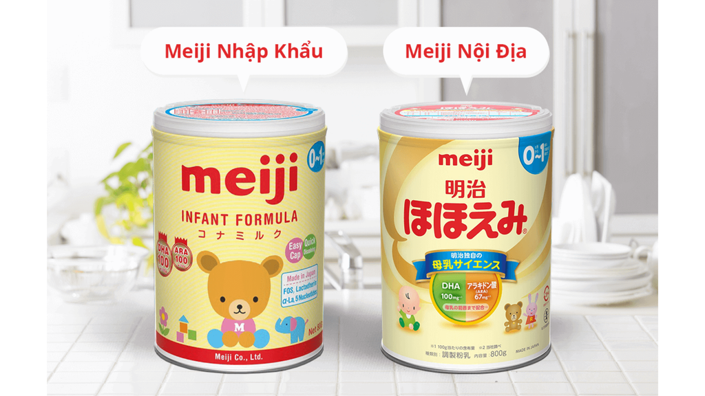 Sữa Meiji nội địa Nhật và nhập khẩu đều được sản xuất tại nhà máy của công ty Meiji nên chất lượng tương đương nhau