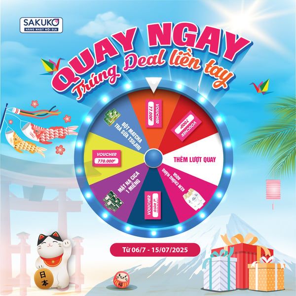 Minigame vòng quay may mắn 