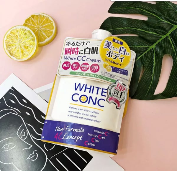 sử dụng sữa dưỡng thể White Conc