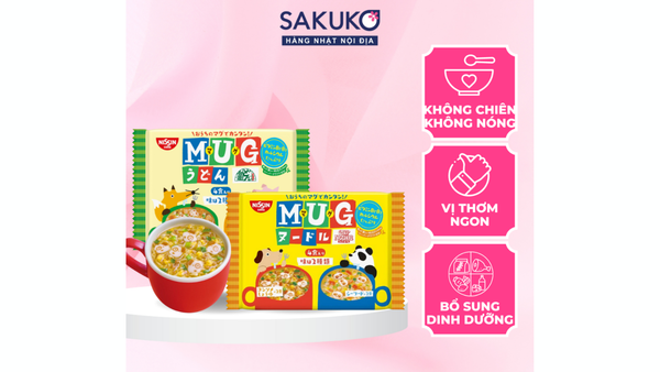 Mỳ ăn dặm Nhật Mug sakuko