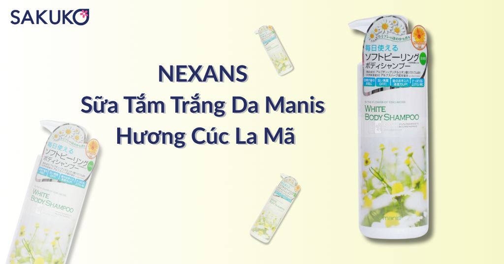 Sữa Tắm Trắng Da Manis White Body Shampoo