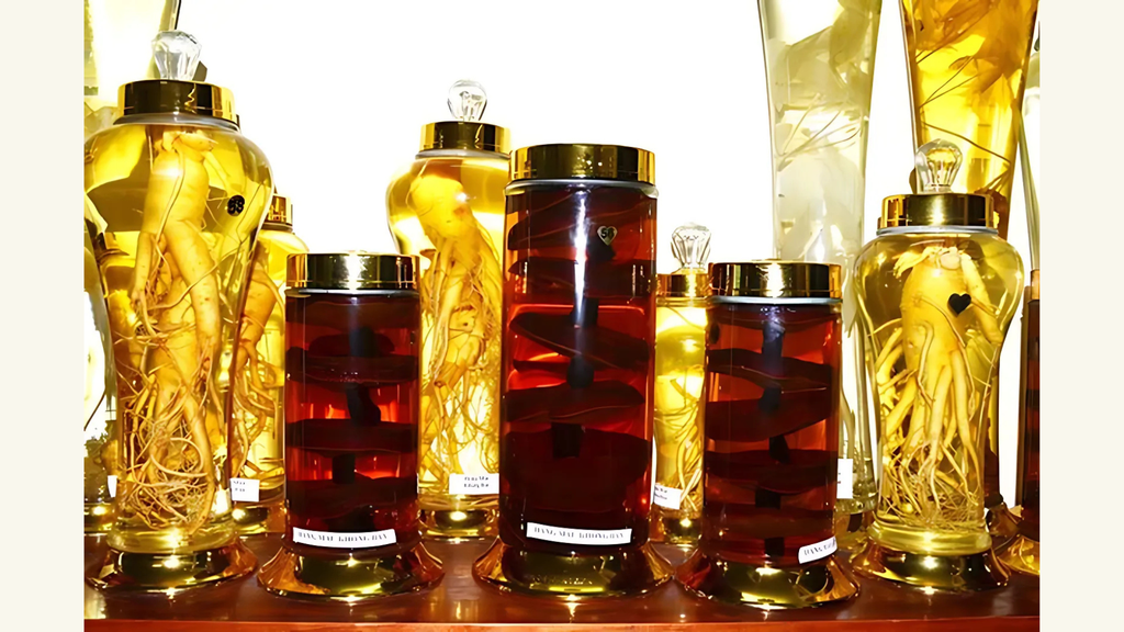 Ngâm Rượu với Nấm Linh Chi