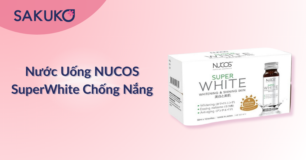 Nước uống Collagen NUCOS SuperWhite