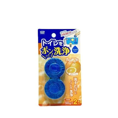 Okazaki - Viên thả bồn cầu hương cam 50gx2 viên