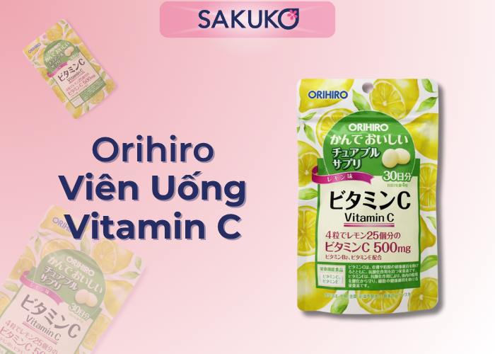 Viên uống bổ sung Vitamin C ORIHIRO