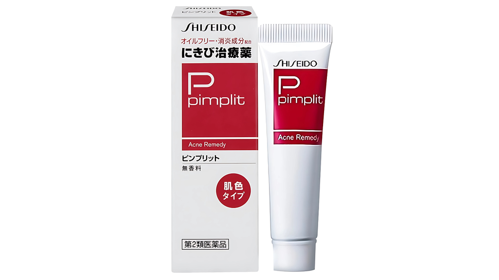Kem trị mụn Shiseido Pimplit có chứa các thành phần kháng khuẩn, chống viêm, giúp tiêu diệt vi khuẩn gây mụn hiệu quả