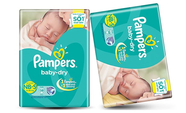 Review bỉm Pampers ban đêm cho bé 