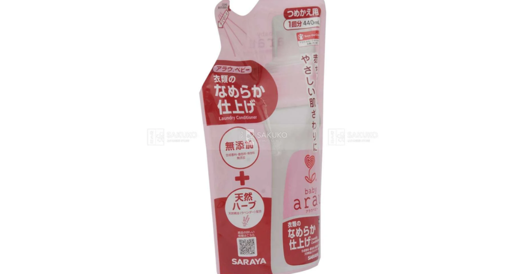 Thành phần nước xả mềm vải Arau Baby cho bé (Túi thay thế 440ml)