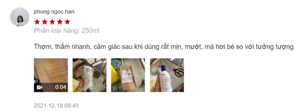 review dưỡng thể Hatomugi ban ngày