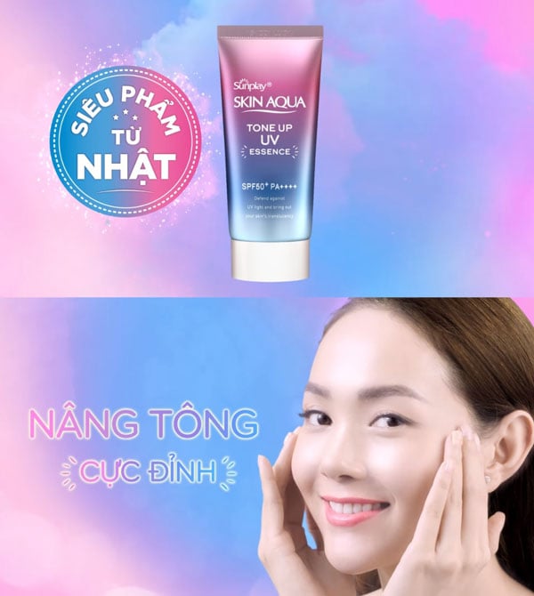 Kem chống nắng Skin Aqua được nhiều người nổi tiếng và người tiêu dùng đánh giá cao