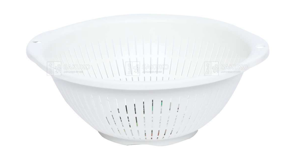 Công dụng của Rổ nhựa màu trắng 24cm SANADA