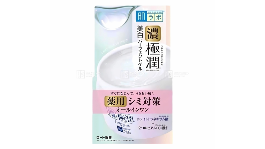 ROHTO- Gel dưỡng trắng HadalaboKoi-Gokujyun-100g