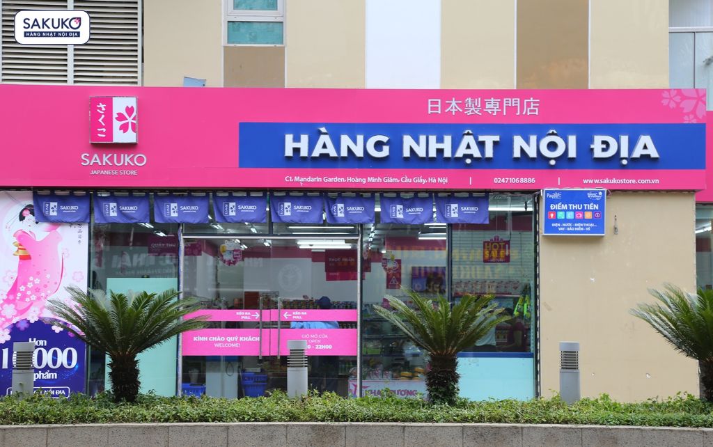 Sakuko Japanese Store - chuỗi cửa hàng chuyên phân phối 100% mặt hàng Nhật nội địa chính hãng