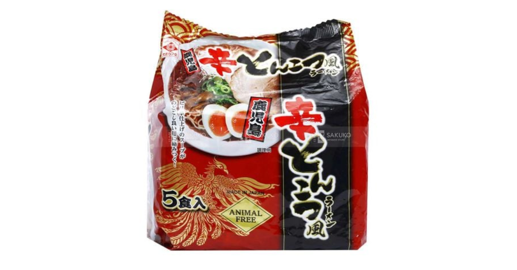 Mỳ ramen vị nước hầm xương cay nhẹ HIGASHIMARU