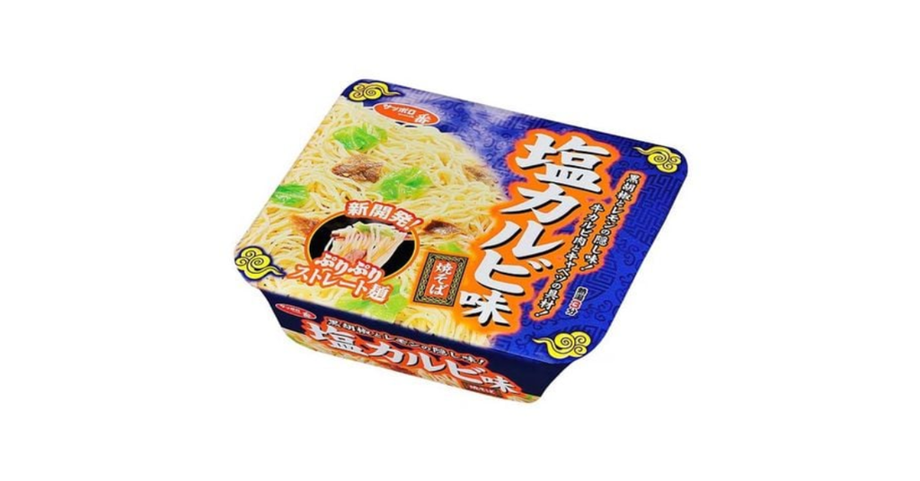 Mỳ xào vị sườn bò nướng và bắp cải 109g của SANYO FOOD