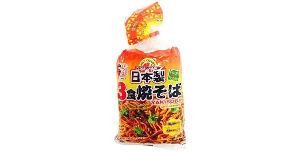Mì xào Yakisoba tươi kèm sốt 510g của ITSUKI FOODS