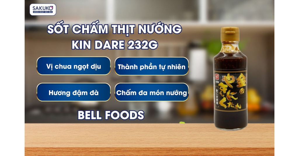 Sốt chấm thịt nướng Kin Dare Bell Foods 232g
