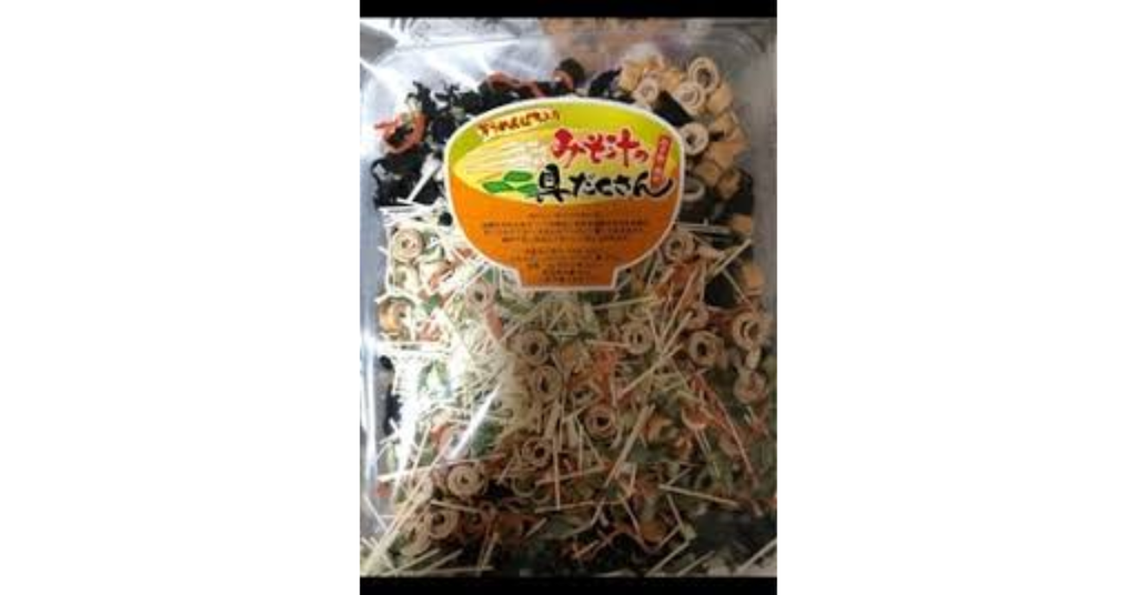 Thành phần của EDOYA Nguyên liệu nấu canh Miso 135g