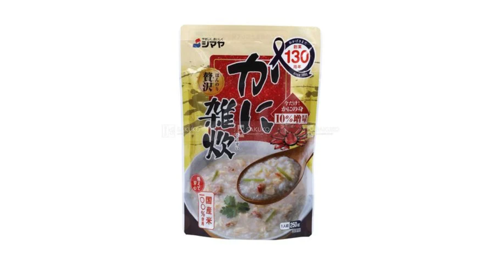 SHIMAYA Cháo cua gói 250g (1 phần ăn)