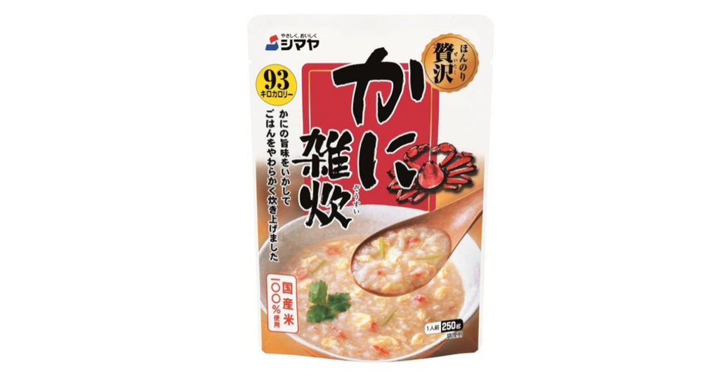 Thành phần của SHIMAYA Cháo cua gói 250g (1 phần ăn)