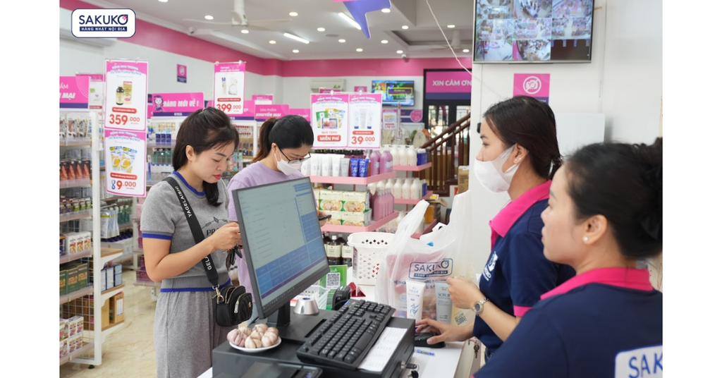 Mua sắm cho gia đình tiện lợi tại Sakuko