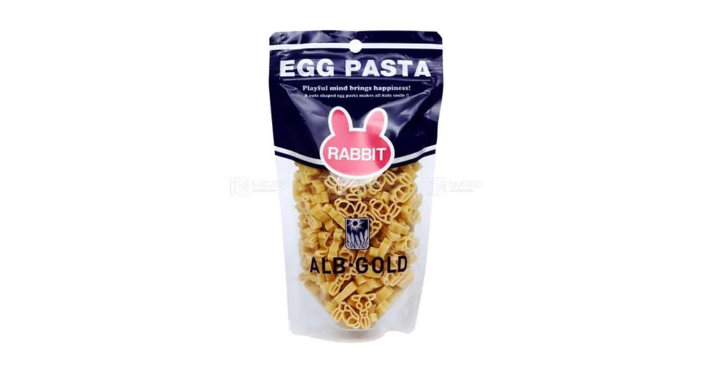 Hình minh họa sản Mỳ nui hình thỏ Rabbit ALB GOLD 90g WINGACE