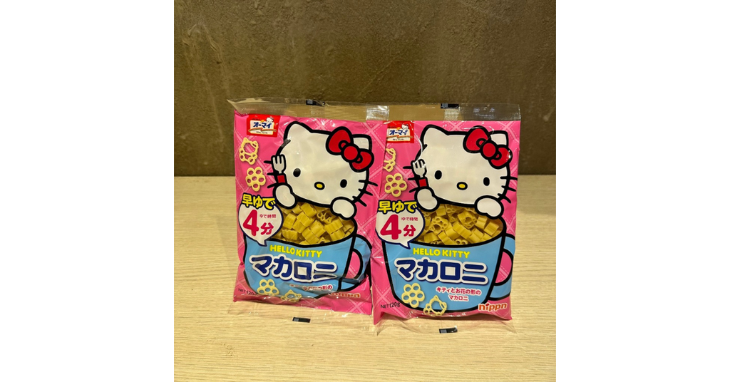 Thành phần của Mỳ nui hình Hello Kitty của thương hiệu NIPPN