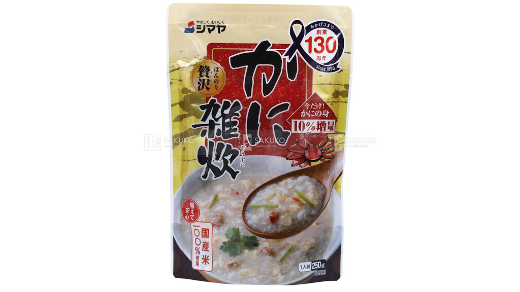 SHIMAYA- Cháo cua gói 250g (1 phần ăn)