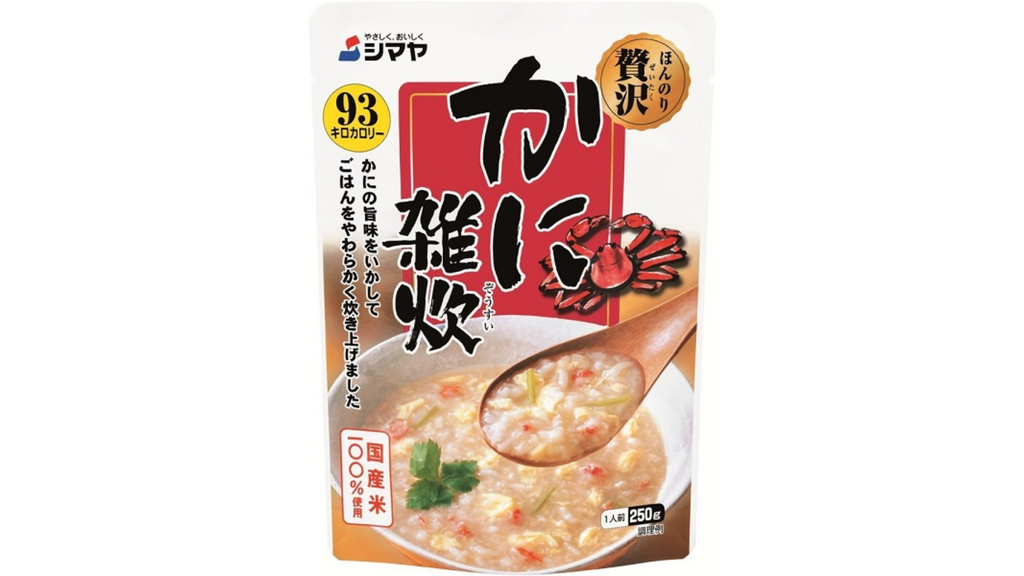 SHIMAYA- Cháo cua gói 250g (1 phần ăn)