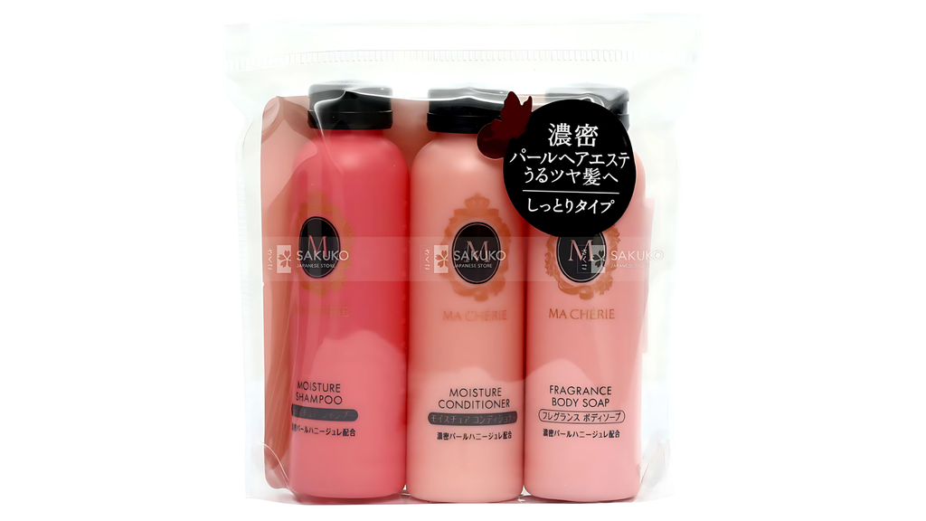 SHISEIDO- Set mini dầu gội, xả, sữa tắm Macherie (50ml x 3)