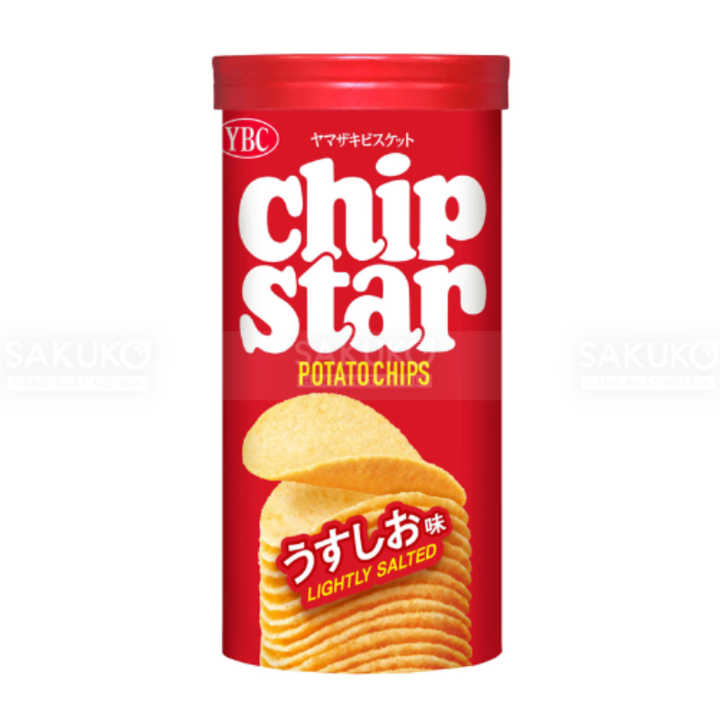 Snack khoai tây Chipstar vị muối nhạt YBC