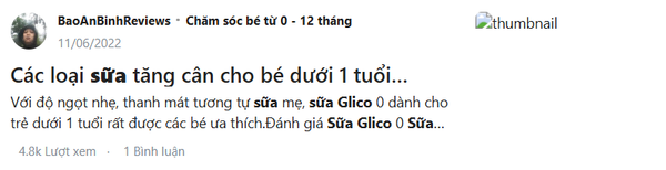 hương vị sữa Glico 0 nội địa Nhật giống sữa mẹ