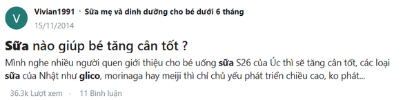 uống sữa Glico nội địa Nhật tăng chiều cao, cân nặng tốt