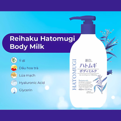 Sữa dưỡng thể Hatomugi ban đêm - 400g