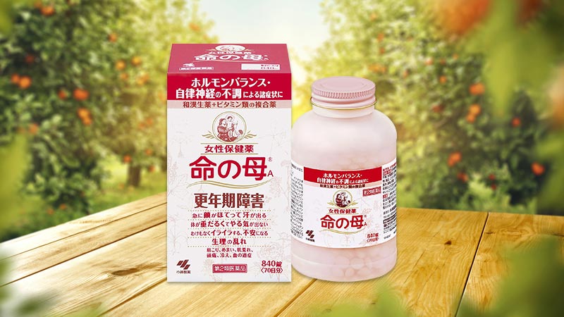 KOBAYASHI - Viên uống hỗ trợ tiền mãn kinh INOCHI NO HAHA 840 viên