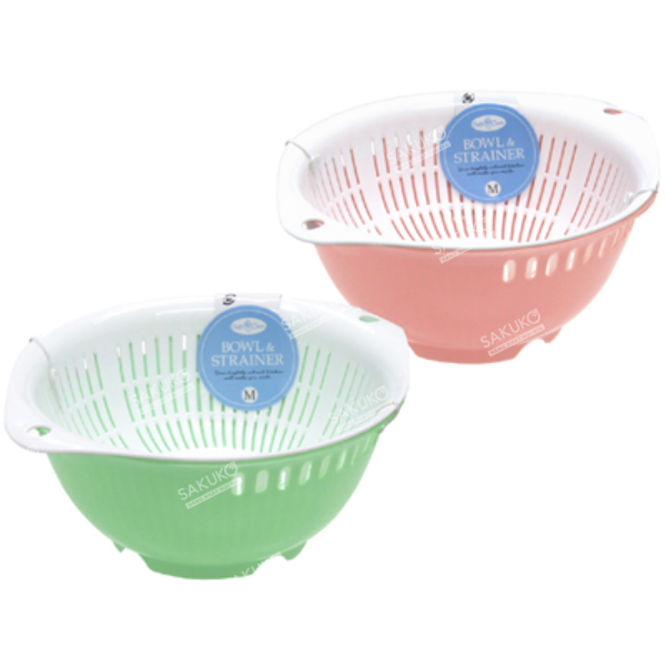 TANAKA - Bộ Thau Rổ Chống Tràn Cỡ M