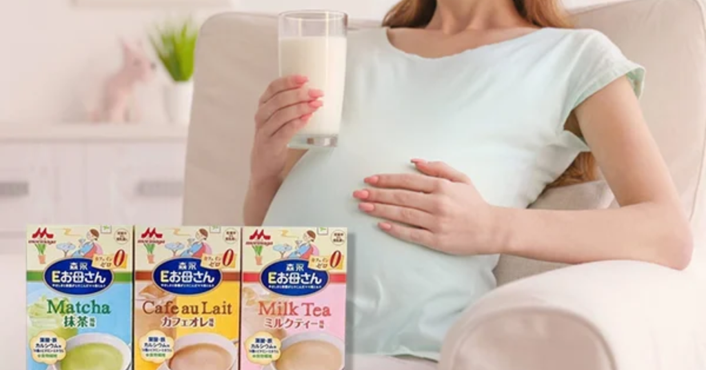 Sữa bầu Morinaga vị trà sữa giúp mẹ hấp thu tốt