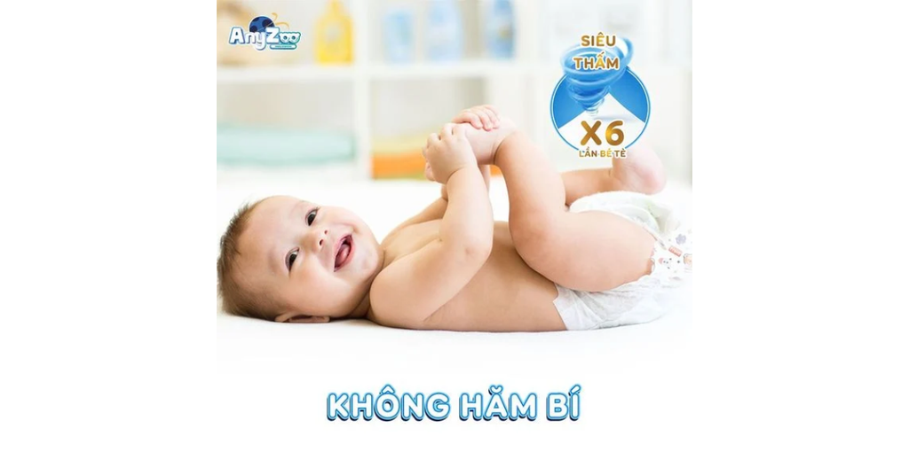 Bỉm dán Premium ANYZOO khô tháng vượt trội