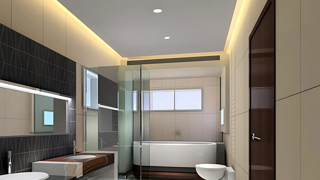 Tường và trần phòng tắm