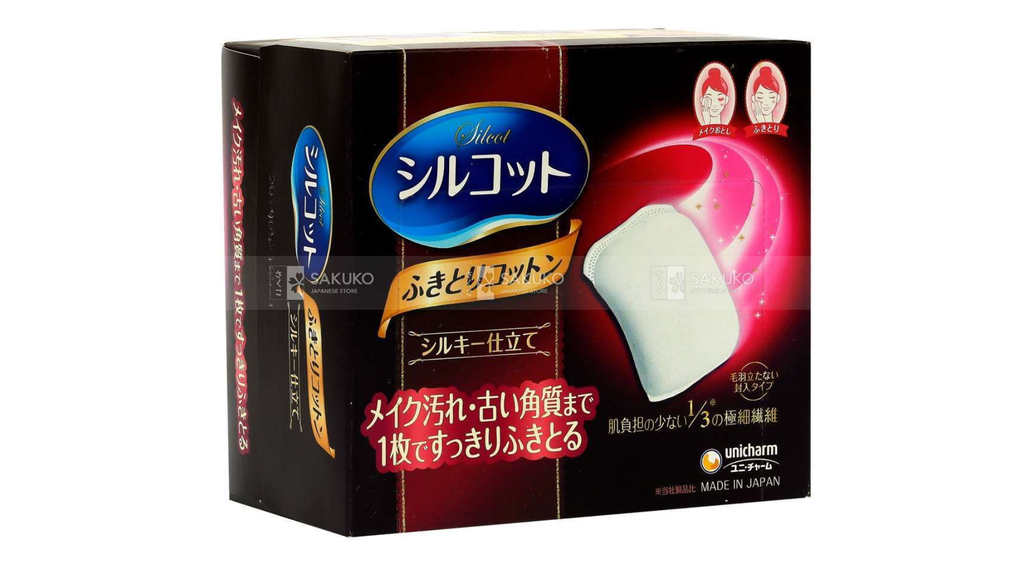 UNICHARM- Bông tẩy trang (32 tờ)