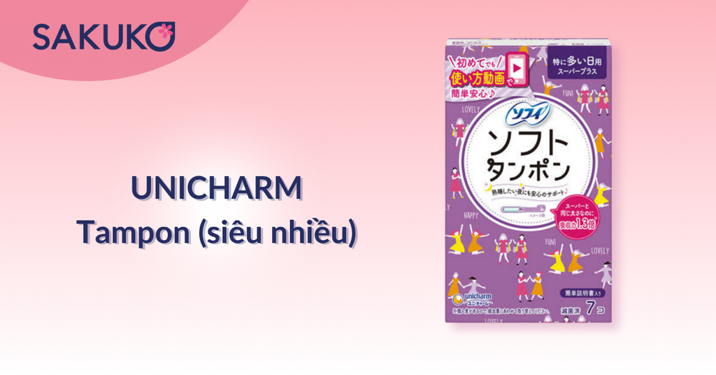 Băng vệ sinh Tampon Soft ngày siêu nhiều