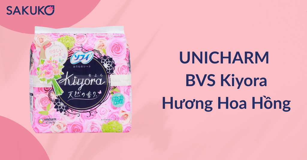 BVS Kiyora hàng ngày hương hoa hồng 72m