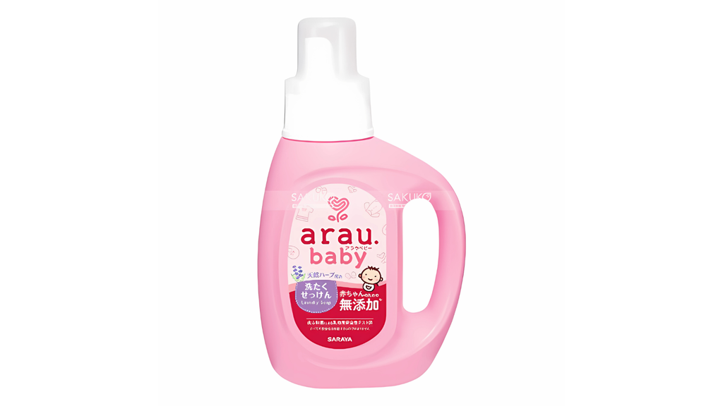 Nước giặt cho bé thương hiệu Arau Baby