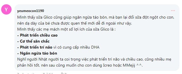 Review sữa Glico có nhiều ưu điểm nổi bật Review sữa Glico có nhiều ưu điểm nổi bật