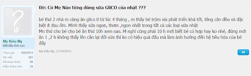 Sữa Glico thơm ngon, dễ uống, bé hợp tác Sữa Glico thơm ngon, dễ uống, bé hợp tác